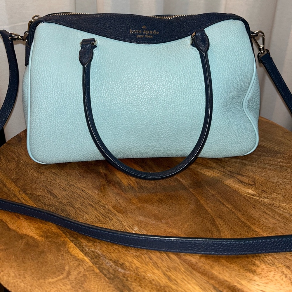 Kate Spade Blue & Navy Colored Pebbled Purse